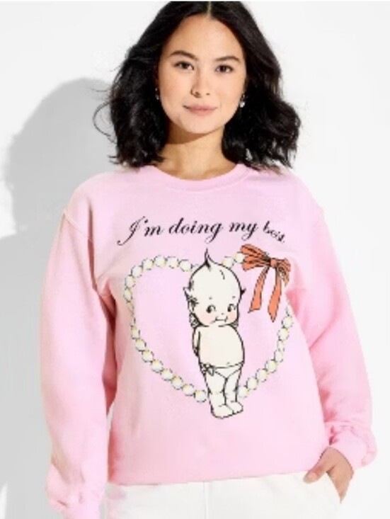 Kewpie Tops - NWT Kewpie Pullover sweatshirt- Large